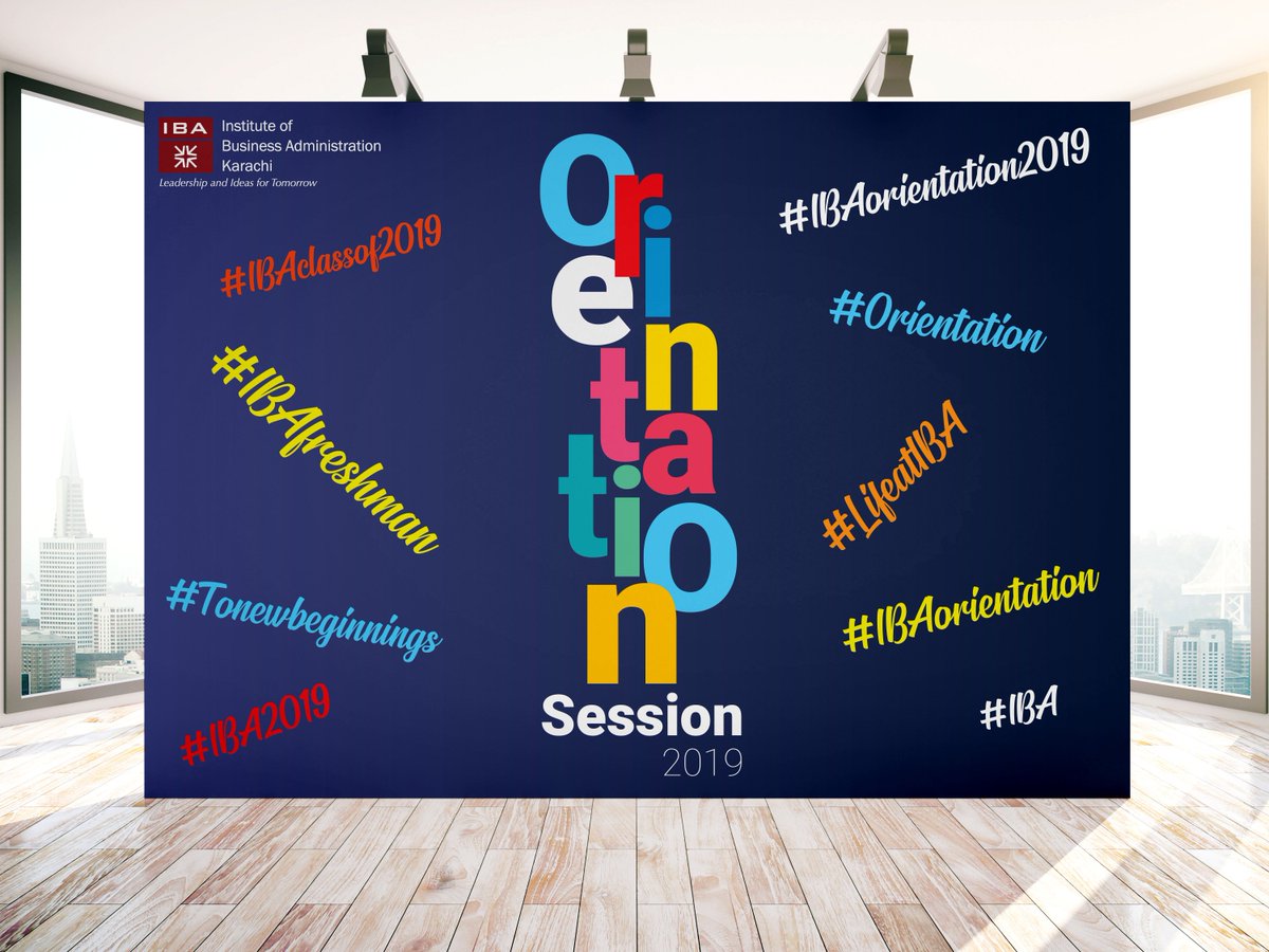 ibakhiofficial's tweet photo. The @ibakarachi gives a warm welcome to the newly inducted Class of 2023 in the orientation ceremony being held today at both campuses. We wish our students a wonderful learning experience at the Institute.
#IBAOrientation2019 #LifeatIBA #IBAKarachi https://t.co/MgkG0I6ZjF