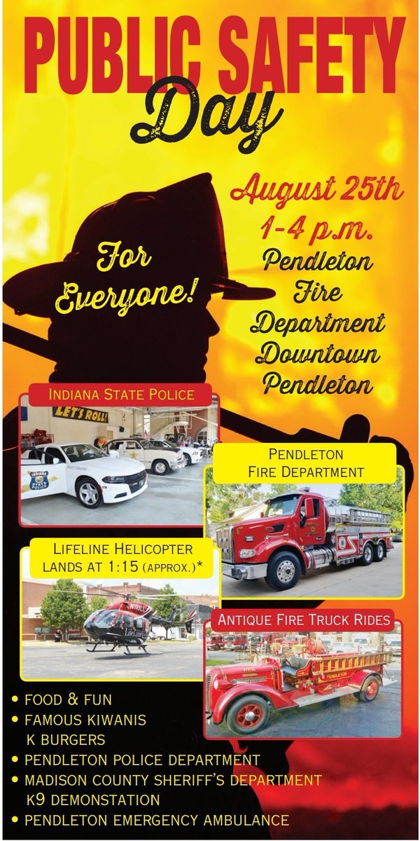 boostergardner's tweet photo. Public Safety Day  August 25 @townpendleton https://t.co/GqdjaxNmZg
