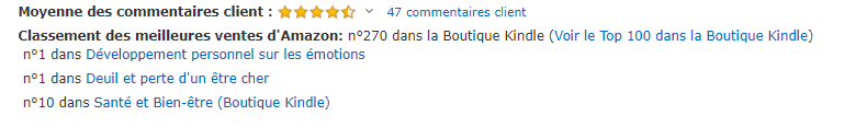 AudreyM_auteur's tweet photo. Tout va bien pour ma duologie et notamment pour "La valse des souvenirs" qui se maintient très bien dans les tops 100 ♥♥

#topamazon #kindle #LVDS #duologie #meilleurevente #AFDC #roman #famille #découverte #bonheur #quêtedesoi @AmazonKindle https://t.co/M2dN0TygPJ