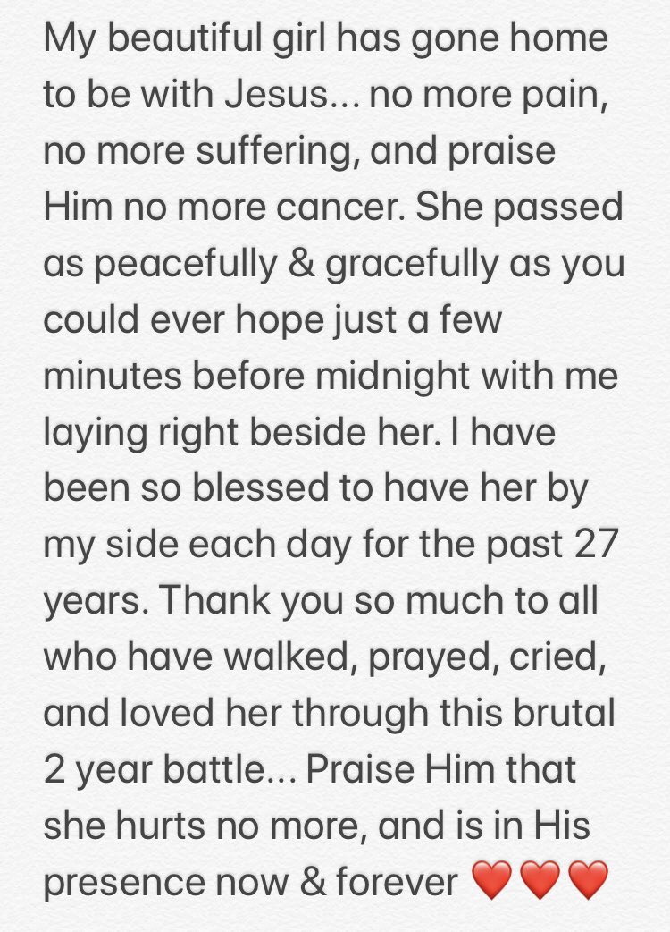 FINAL WENDY UPDATE  8/20
#NotFightingAlone  ❤️❤️❤️ there’s a celebration in heaven today cause Wendy is Home