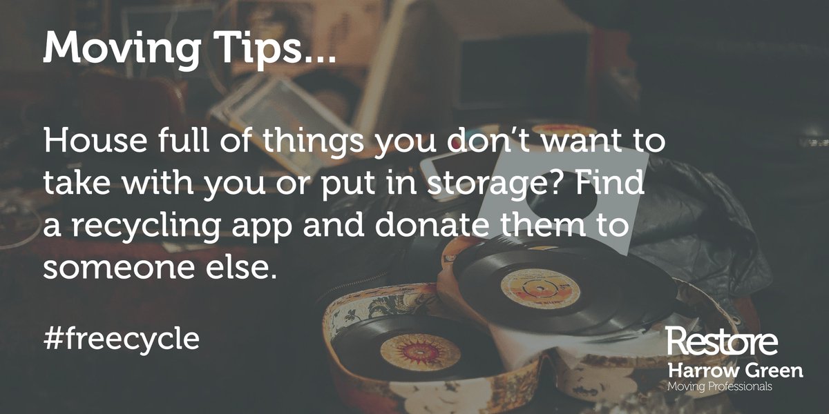 HarrowGreenIntl's tweet photo. #Freecycle #Storage  #movingtips #green #relocation #TuesdayThoughts #TravelTuesday https://t.co/MzKzMo1FWY