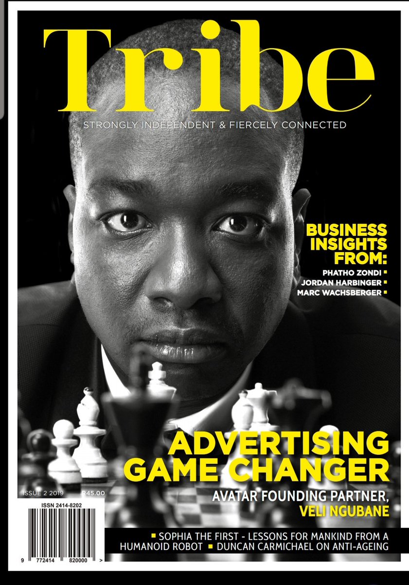 TheNduna's tweet photo. It's out!! My first magazine cover: a fifteen year entrepreneurial journey, growing a business from R2000 startup capital to R200 Million annual group turnover; my love for chess &amp; making the impossible possible. A boy from Kwa'Mhlaba Uyalingana taking on the world. #AvatarAgency https://t.co/d1azeAE8GX