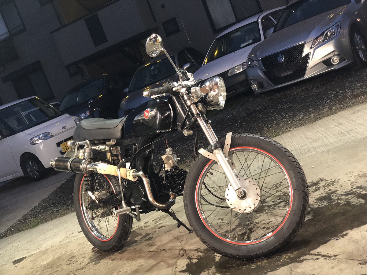 MotegiSureshot's tweet photo. キャブセッティングまで完了❗️
ハイカム入ってるだけあって高回転がなかなか楽しいw
#CD90S https://t.co/55VoK5mQWj