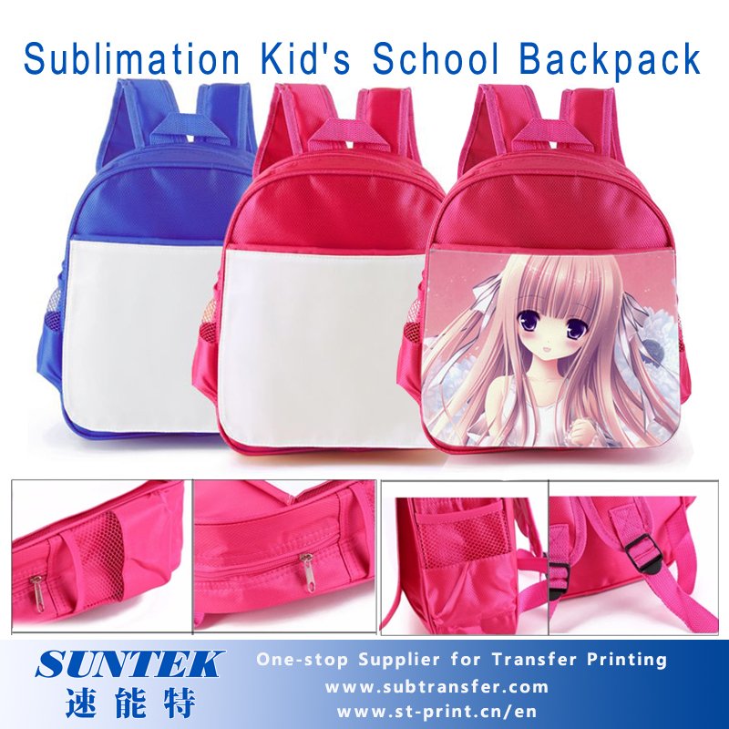 Sublimation kid's school bag
Specification:
Material: Oxford fabric
Unit size: 30*27*9cm
Print size: 25*21cm
Colors: red, pink, blue
#Suntek #sublimationblank #sublimationkidsbag #sublimationblankbag #sublimationbag #schoolbag #kidsschoolbag #sublimationkidsbackpack