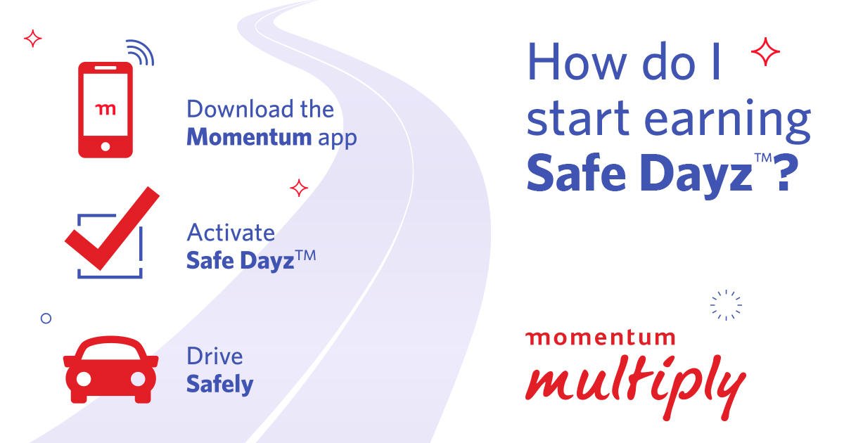 MultiplyRSA's tweet photo. Safe Dayz™ helps you measure your safety on the road. You will be allocated a daily score the following day based on the trips you made on the previous day. If your score is above 60%, you get a safe day!
More information: https://t.co/6bjyPJEUxd
#MultiplyYourLife #SafeDayz https://t.co/buETMksOx1