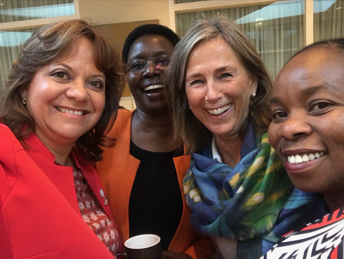 marthadelgado's tweet photo. The Kingdom of Norway invited Mexico to be a Sherpa at the High Level Panel for the Construction of a Sustainable Ocean Economy #OceansPanel It is a position that I am honored to hold in the Netherlands.
Here with my colourful female colleagues from Norway 🇳🇴 and Kenya 🇰🇪 https://t.co/bgqfx29oHJ