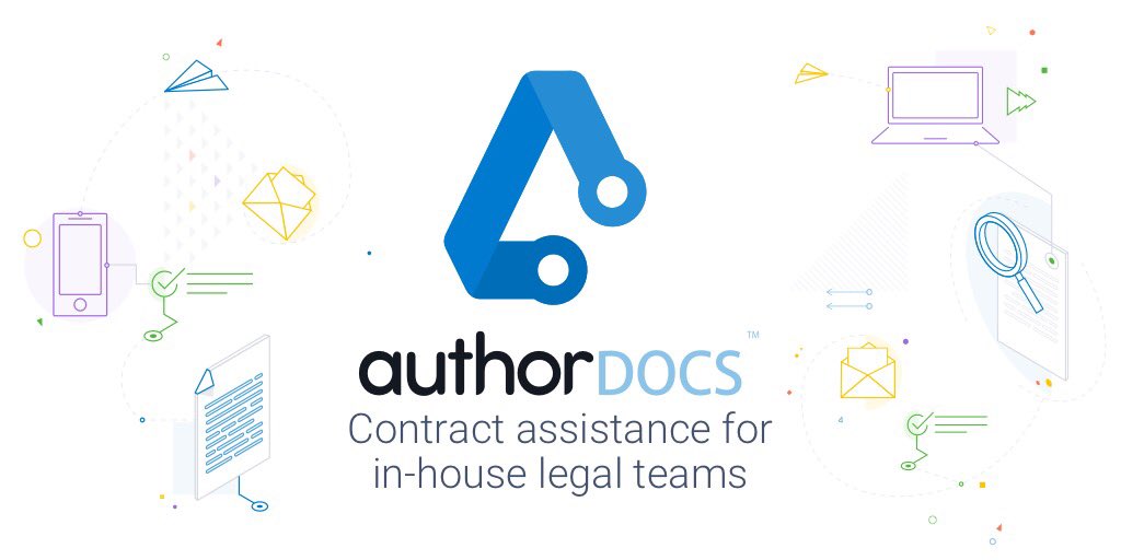 McCarthyFinch's tweet photo. Contract drafting and review just got a lot faster! Today we announced the general release of #authorDOCS our AI contract assistant. https://t.co/695SZ9Zmjt #legaltech #legalai #legalops #McCarthyFinch #contractmanagement #ai https://t.co/QYgPIl6ggZ