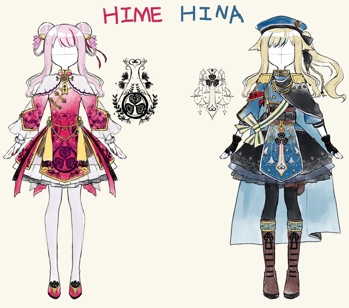 服の設定画 再音さく のイラスト