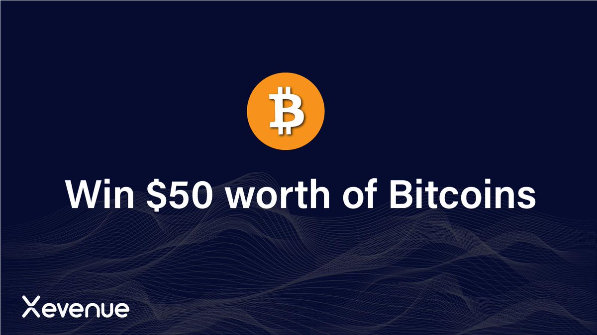 Xevenue on Twitter "Bitcoin Giveaway We are giving away 50 worth of