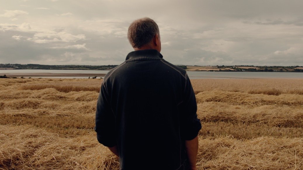 WaterfordWhisky's tweet photo. A few stills from the recent Bannow Island harvest, which will be featured in a forthcoming film. Ed Harpur channeling Steve McQueen? https://t.co/4lhxB5AwU0