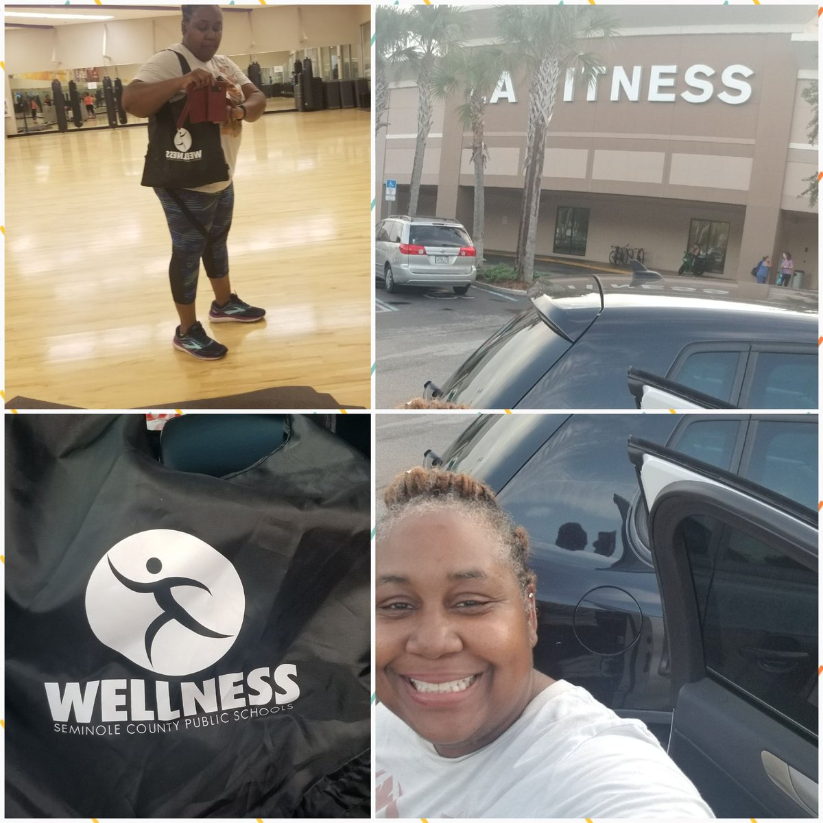 klberry5's tweet photo. Sportin' my @ScpsWellness bag at @LAFitness Altamonte today for #bodyworksplusabs class. #getterdone #sweatdoesthebodygood https://t.co/UsyPQi1COl