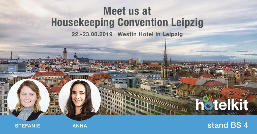 You want to find out more about hotelkit's brandnew housekeeping tool? Visit us at the Housekeeping Convention in Leipzig. Stefanie and Anna are looking forward to have a chat with you!