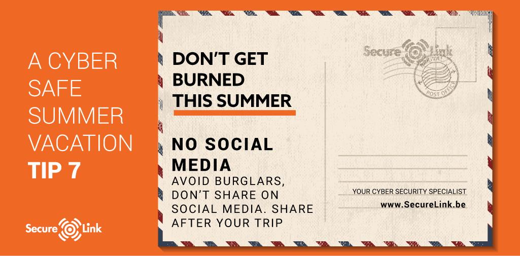 OrangeCyberBE's tweet image. Think before you share! #cisecurity #summertips #socialmedia #cybersecurity
