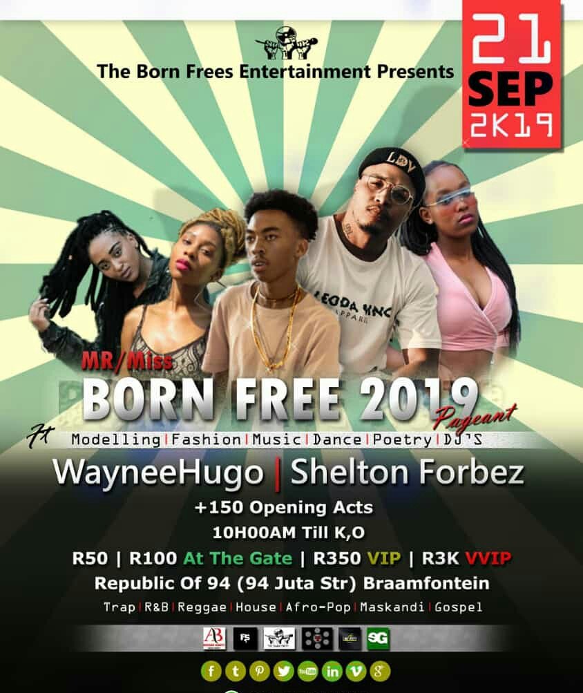 AfricanBornFree's tweet photo. For #ChooseDay only come and hang with the coolest youth of #Bornfrees in Braam! Get 15% off for 3 ticket purchases📌 https://t.co/k2PHDphAMD