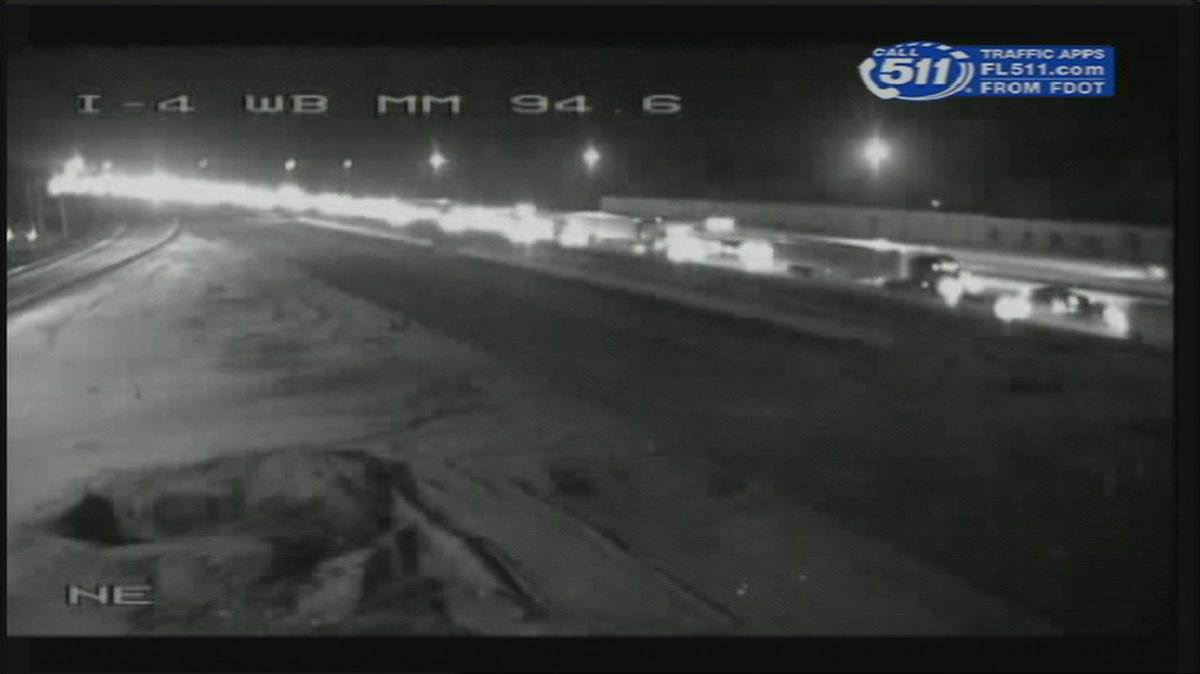 DELAYS: Emergency road repairs happening on I-4 WB near SR-436, two lanes are blocked and delays back to SR-434.