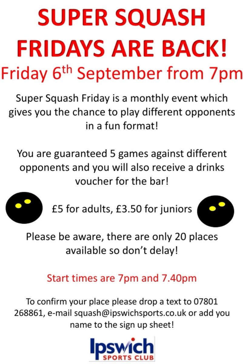 ISC Squash tweet media