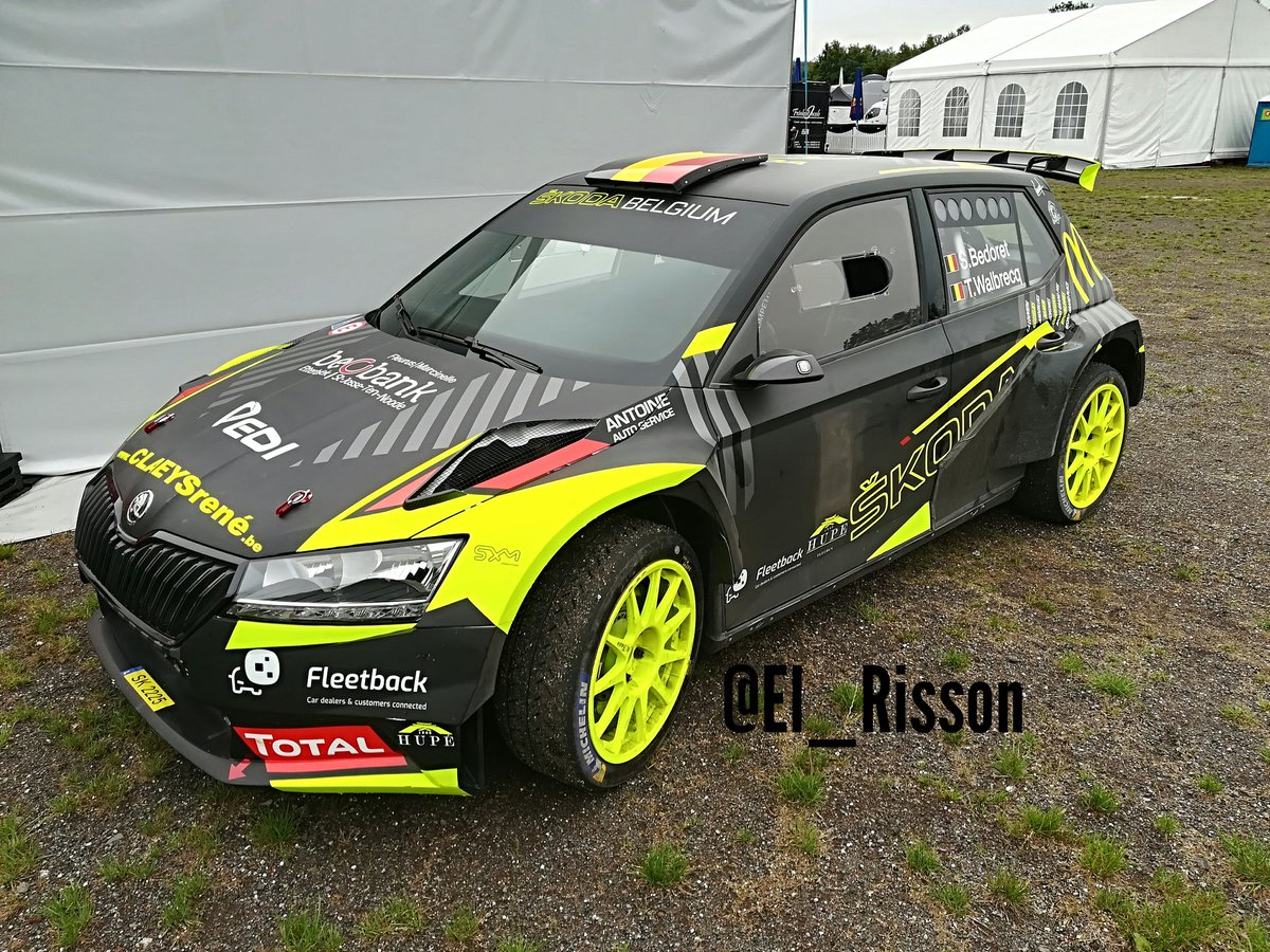 El_Risson's tweet photo. @SBedoret #ThomasWalbrecq #WRC2 @skodafabiar5 #SXMCompetition @MotorsportSkoda #RallyeDeutschland #WRC 2019 https://t.co/kVBoxK70cC