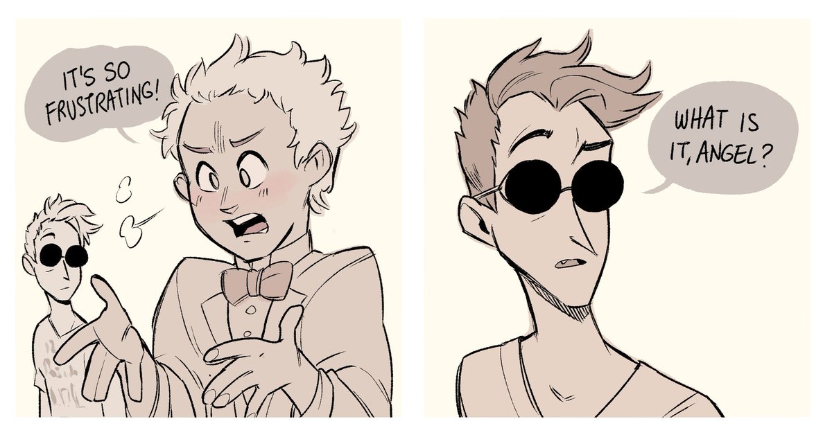 peachysar_'s tweet image. Poor Crowley, it's alright, he'll get it one day or another 💔

#goodomens #GoodOmensFanArt #Aziraphale #Crowley #ineffablehusbands #aziraphalexcrowley #crowleyxaziraphale #gay #ship #art #artist #characterdesign #illustration