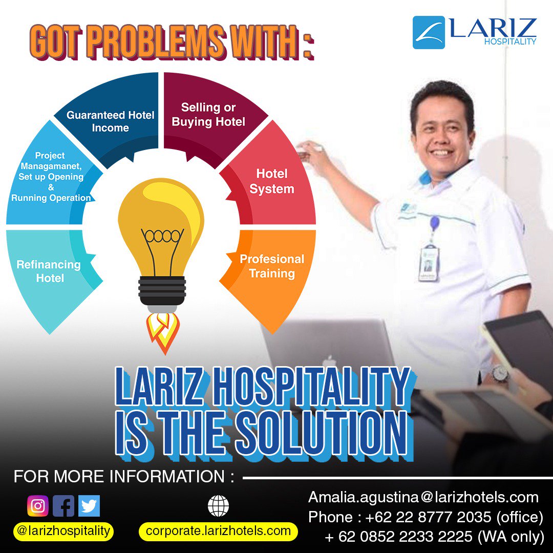 LarizHotels's tweet photo. 💡 LARIZ HOSPITALITY 💡 https://t.co/dVC4dok5KY