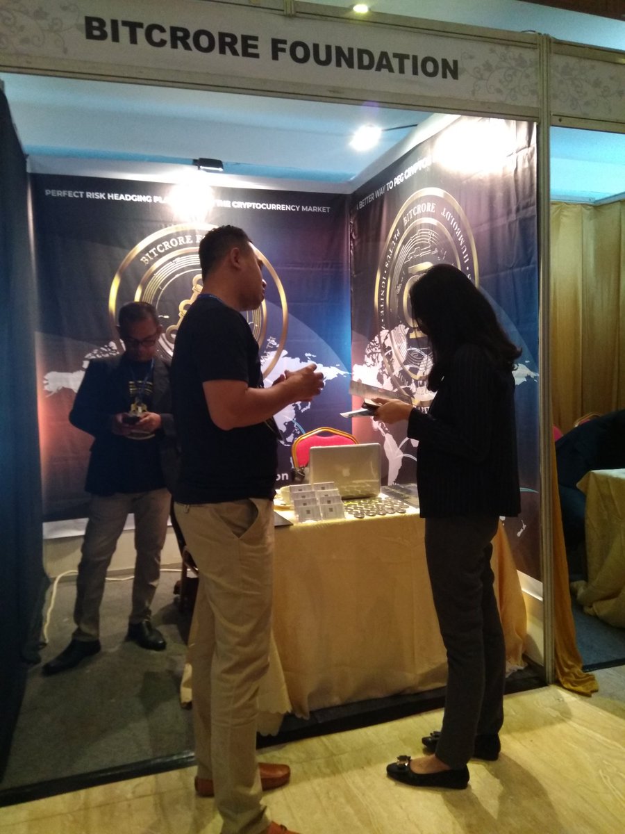 bitcroreoffici1's tweet photo. Awesome day.Bitcrore Foundation in BlockBatam blockchain conference.we are happy to announced that we became the exhibit partner and official lunch sponsor for the conference today. #bitcrore #bitcroreofficial https://t.co/8uhUadn4xL