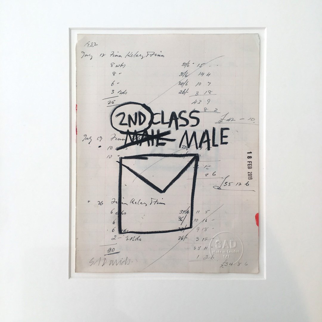 508kingsroad's tweet photo. '2nd Class Male' by our resident artist Stephen Anthony Davids is now available though our Summer Sale !   
☎️020 3719 3109 💌 hello@508kingsroad.com 

Shop now: https://t.co/DllV1WHxlE

#508gallery #londonart #londongallery #drawing #antiquepaper #ledgerpaper #buyart #whatson https://t.co/joXHdhuKpn