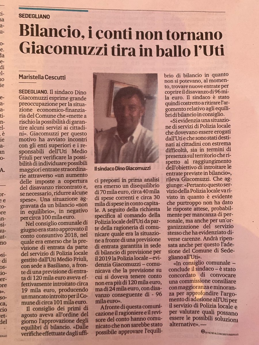 pluigimolinaro's tweet photo. Ogni giorno un #comune che evidenzia le problematiche della riforma degli enti locali @regioneFVGit voluta dalla @serracchiani! X qs chiediamo all’ass @Pier_Roberti di #commissariarle, come chiesto dai #comuni #NoUti e poi nuova riforma @ZaninMauro https://t.co/F7x68QG6n0