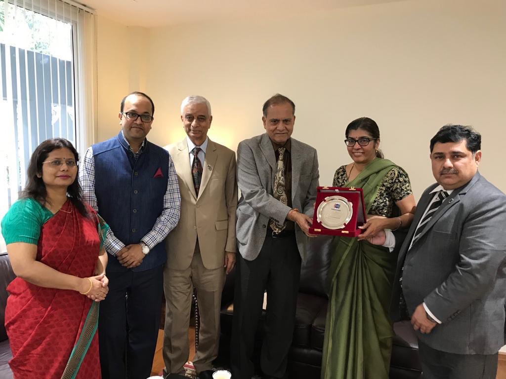 phdchamber's tweet photo. Mr.Ajay Poddar,Chairman International Affairs Committee for ASEAN,East Asia &amp; Oceania,Amb KV Rajan,Mr.Pranav Poddar,Director, Synergy Environics &amp; Mr. Vivek Seigell,PD met Mrs.Suchitra Durai, Indian Ambassador to Thailand &amp; Mrs.Alpana Dubey,DCM at Indian Embassy in Thailand. https://t.co/4EHyLdsnZ7