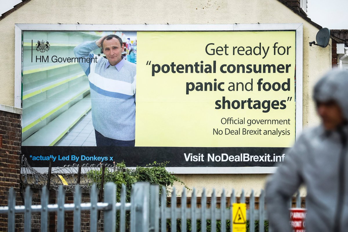 ByDonkeys's tweet image. 2016: Sunlit uplands of Brexit are coming

2019: