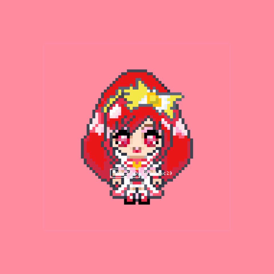 U Tvitteri ドット絵 Pixelart Precure キュアスター スタートゥインクルプリキュア プリキュア