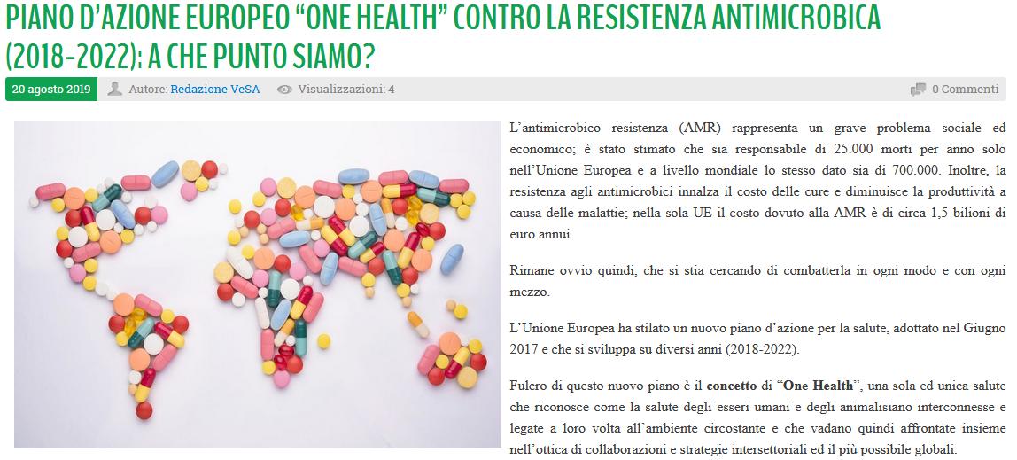 VeSAMarche's tweet photo. PIANO D’AZIONE EUROPEO “ONE HEALTH” CONTRO LA RESISTENZA ANTIMICROBICA (2018-2022): A CHE PUNTO SIAMO?  https://t.co/TSAINvqbBA https://t.co/9I5D4BvR7u