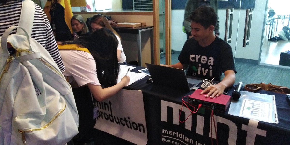 mintschool's tweet photo. #MINTProd is the org that can help you develop your organizational skills and technical know-how by letting you work on behind-the-scenes of events. #MINTOrgFair2019 https://t.co/j5RWF2eGDA
