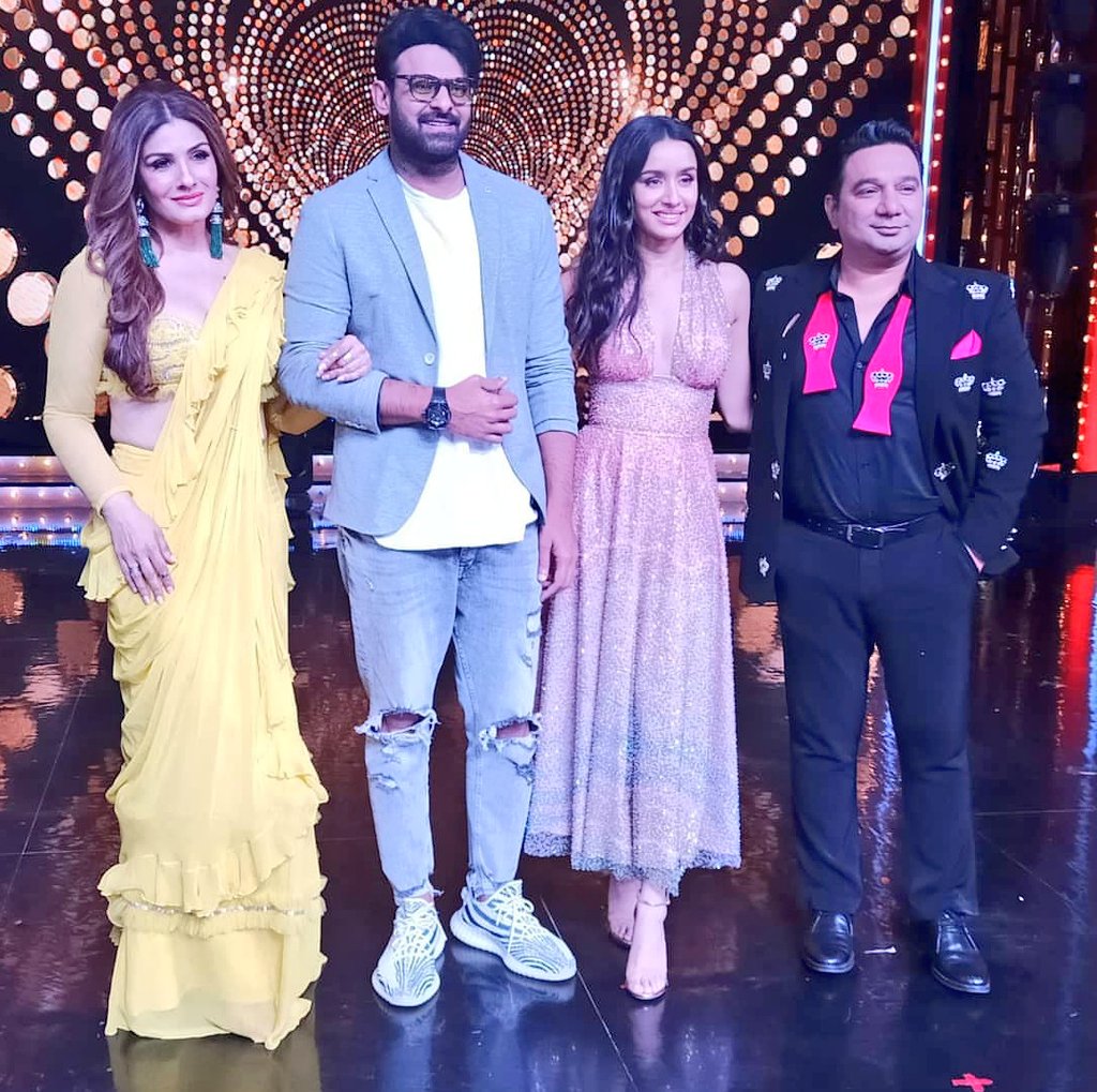 Prabhas_Team's tweet photo. #Prabhas on the sets of Nach Baliye https://t.co/O2CKHH6X5m