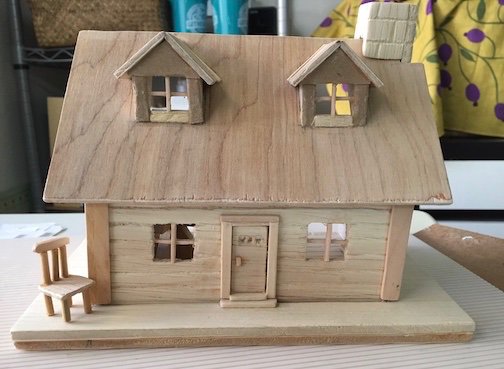 BlucoMiniature's tweet photo. I will paint it. #CapeCod style #miniature #Dollhouse  #woodworking https://t.co/v8GB4M9jFV