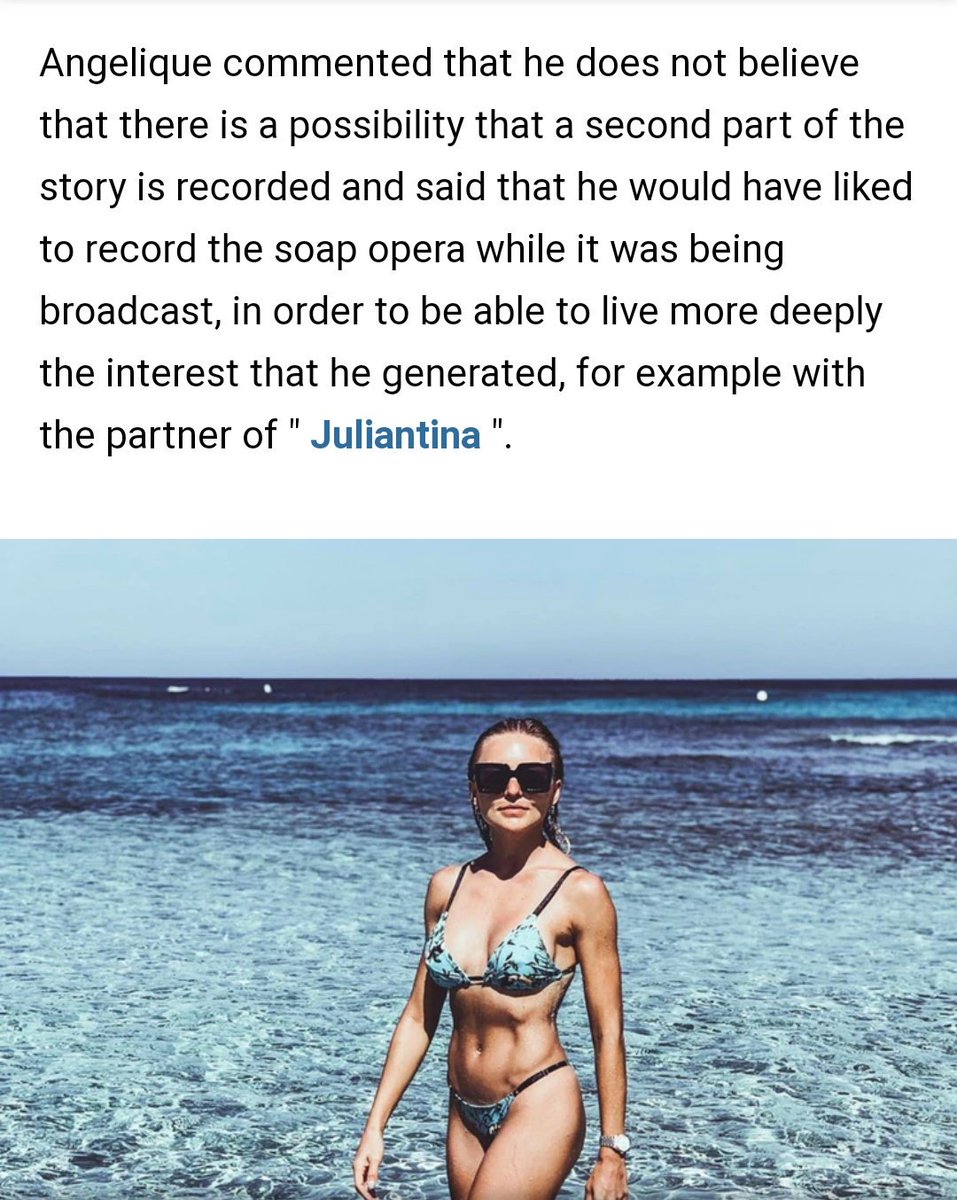 maverick_tom07's tweet photo. Angelique Boyer aka Lucia in a recent article said that she doesn't believe there is a possibility of a second part of 'Amar A Muerte'
^^ My #LucEva 💔
But guys this also shows we need to ensure the Juliantina movie is a success. Imo the series will depend on it.. https://t.co/IyE0yxwjVi