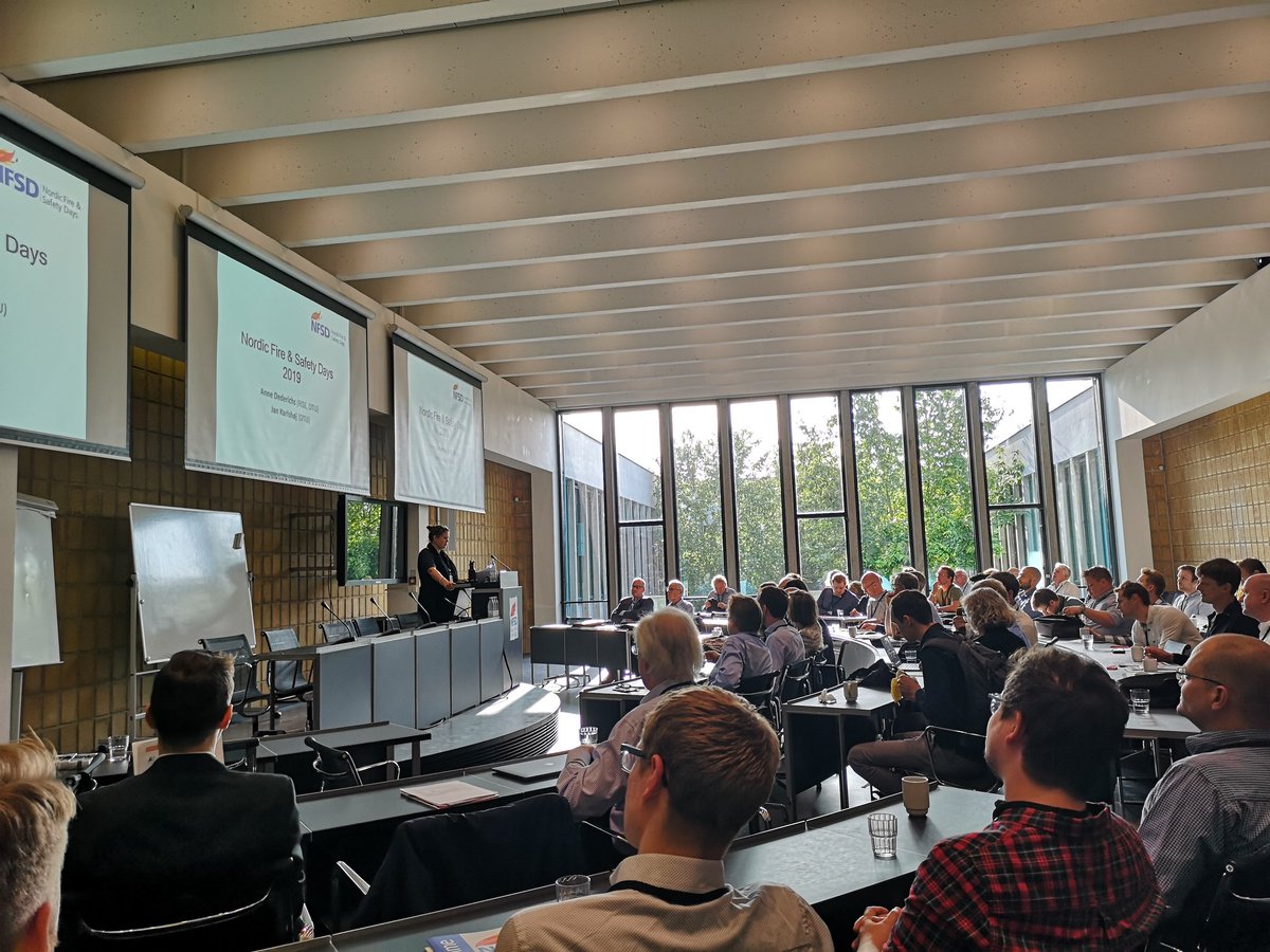 RISEFR's tweet photo. Welcome to the Nordic Fire &amp; Safety Days this week! Come and hear a talk by one of our research scientists, and let's meet up for a chat during the breaks! #NFSDays #NFSD2019 @NFSDays https://t.co/E3c0k3CaQB https://t.co/MrPHiXpnfz