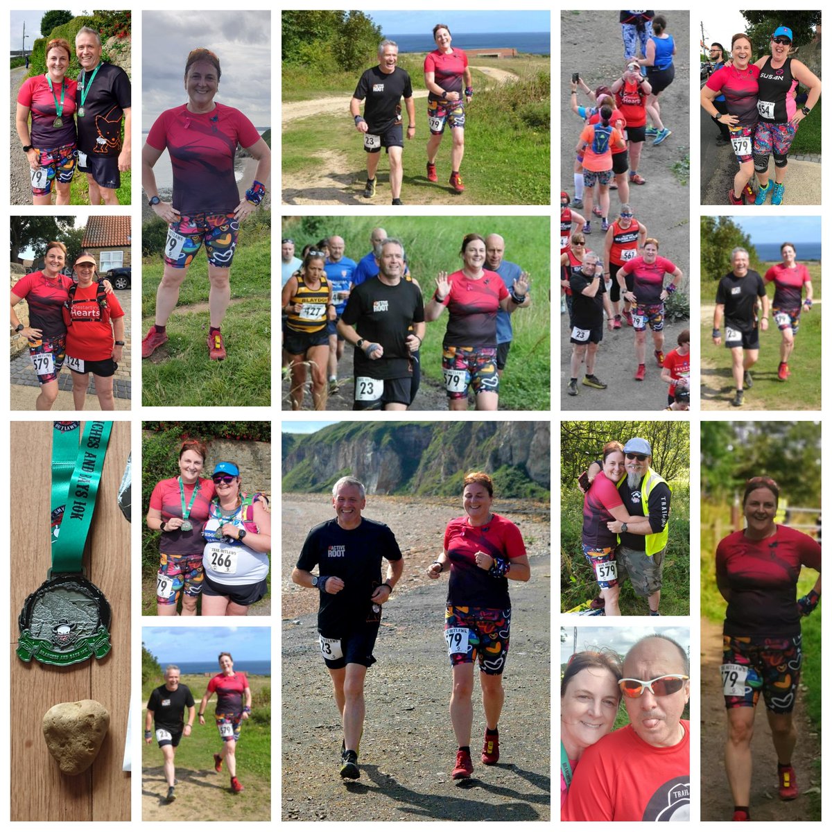 snazzle_pants's tweet photo. All the pics all in 1 place. Toughest race since #mscfs diagnosis last year. Very hard & the steep steps almost finished me off but job done & I got the bling to prove it! Now rest! @CHLOANNE @trailoutlaws @hippienixontog @menortheast @MEAssociation @Me_myselfandME_ https://t.co/n31eccEuPd