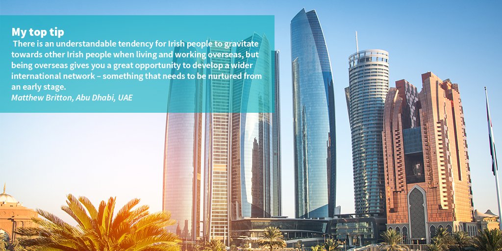 accountancyire's tweet photo. Read more about Matthew's adventures in Abu Dhabi in Chartered Accountants Abroad, a publication for @CharteredAccIrl members overseas from Accountancy Ireland and ACCPRO out now! https://t.co/QMlehnKYlT https://t.co/OUk1cQGMhF