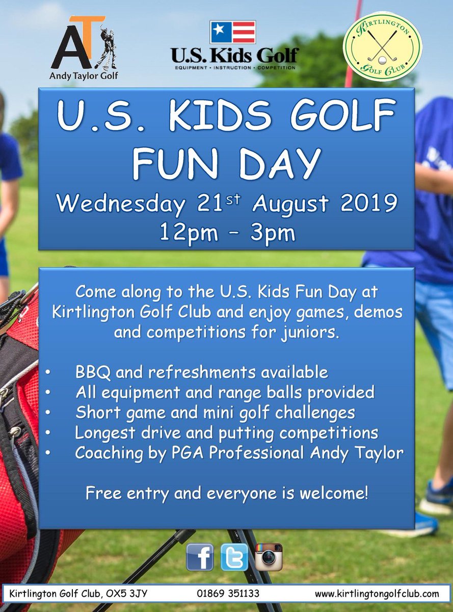 🎉FREE FUN DAY TOMORROW🎉 with U.S Kids Golf at Kirtlington Golf Club - mailchi.mp/3b6ed367e9dd/f…