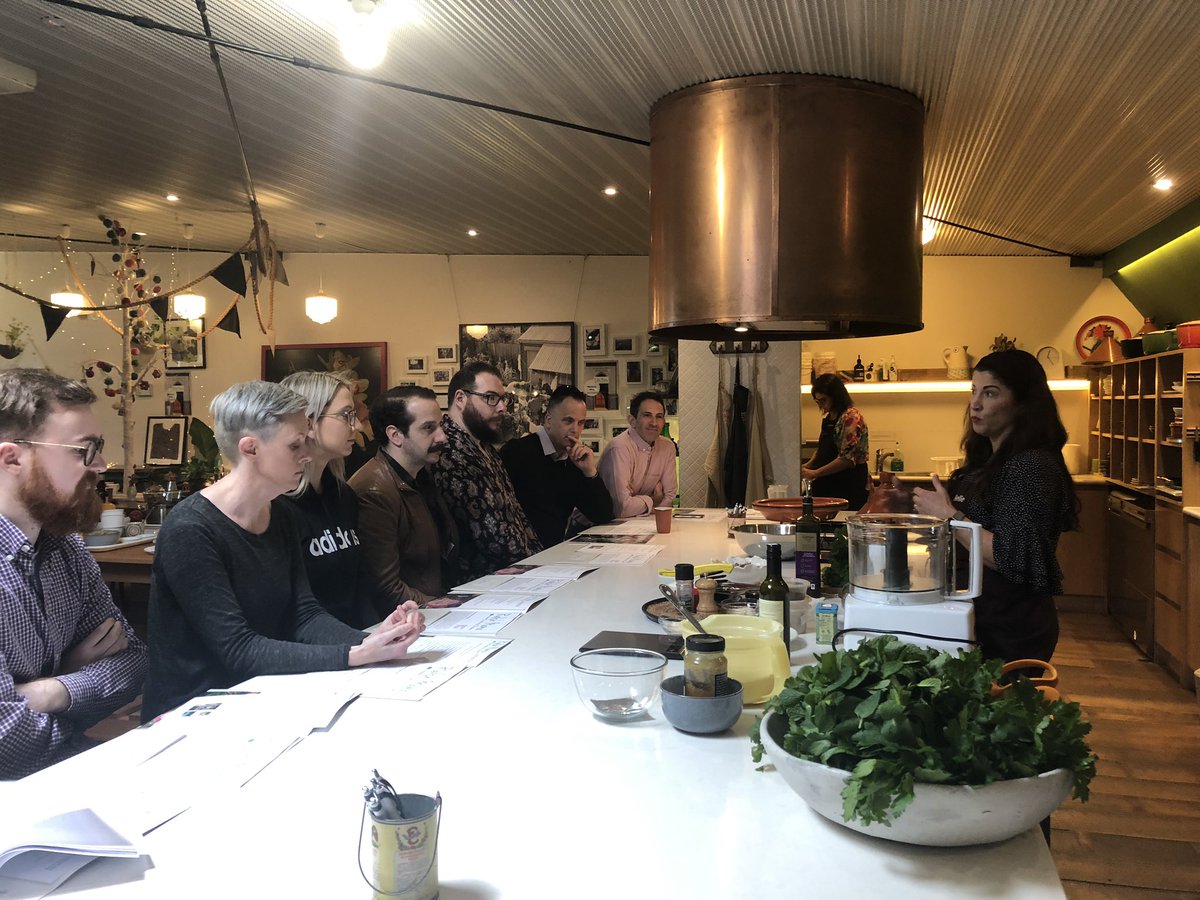 ahavic's tweet photo. What a fabulous team building day we had at #relishmama. Good, open, honest chats about how we can work better @ahavic and we cooked a fabulous Moroccan meal to share together https://t.co/zOw65aPx9P