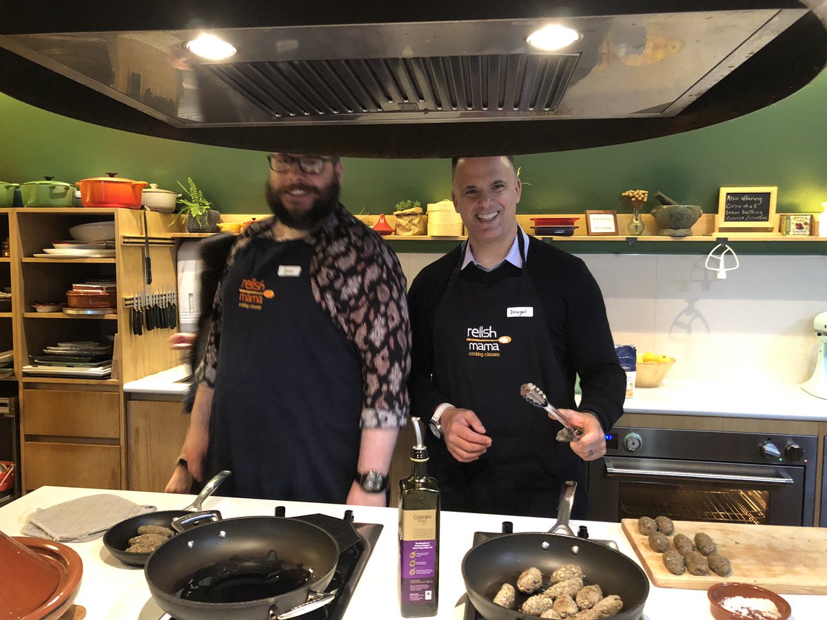 ahavic's tweet photo. What a fabulous team building day we had at #relishmama. Good, open, honest chats about how we can work better @ahavic and we cooked a fabulous Moroccan meal to share together https://t.co/zOw65aPx9P