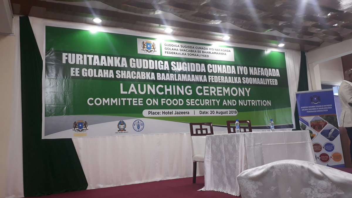 HonIkram's tweet photo. Happening now!
Launching Ceremony of Committee on Food Security and Nutrition
#CFSN https://t.co/aWO8NQ8LTB