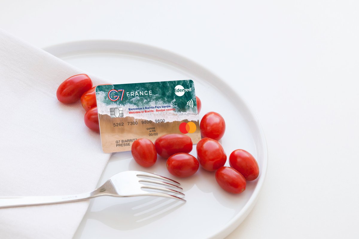 Edenred équipe en cartes restaurant les 2000 journalistes invités au sommet du #G7 à #Biarritz qui se tiendra du 24 au 26 août 2019 #G7Biarritz <a href="/G7fr/">France G7</a> 🇫🇷🥗
edenred.com/fr/medias-jour…