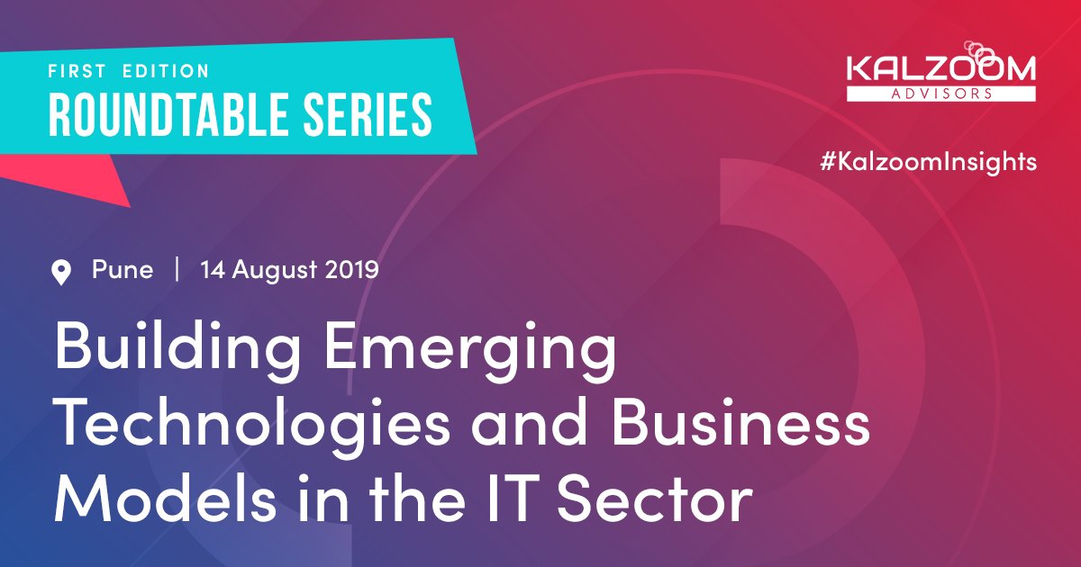 KalzoomA's tweet photo. The Kalzoom Advisors’s Roundtable Series begins with the 1st meet at Pune. Moderated by Dr. Ganesh Natarajan, top CIOs and IT leaders exchanged ideas for a way forward in building emerging technologies and business models in the IT Sector. #KalzoomInsights https://t.co/PW1BQ57grX