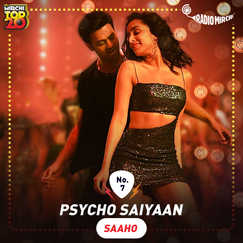 MirchiTop20's tweet photo. Flaunt those moves to the beats of the latest song in town from the movie Saaho! 
Check out the list on https://t.co/kuMOlk0wPX only on Mirchi Play!
.
#MirchiTop20 #MirchiPlay #MT20 #BollywoodMusic #BollywoodSongs #MondayMotivation https://t.co/urweJHsR4X