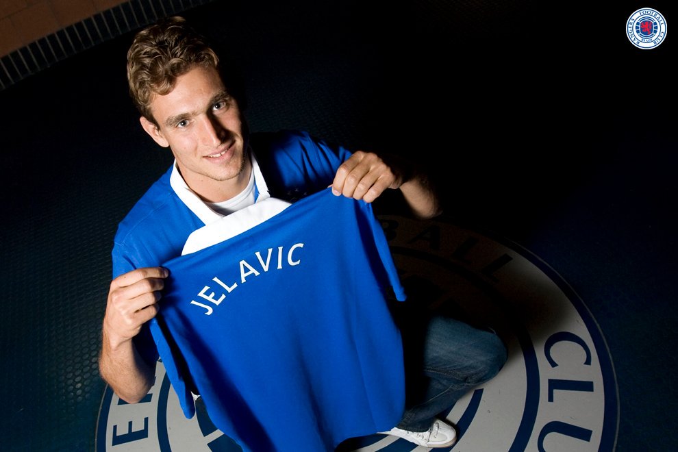 RangersFC's tweet photo. 🕰️ ON THIS DAY: In 2010 #RangersFC signed Croatian international Nikica Jelavić from Rapid Vienna. https://t.co/cYuHaDuFbF