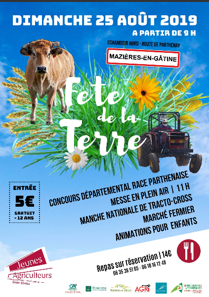 FdGroupama79's tweet photo. Rendez vous à Mazières en Gâtine Dimanche 25 Août #FDLT2019 #JA79 #promotionmetier #fiersdetreagriculteurs #Groupama https://t.co/UuFPQMlC9F