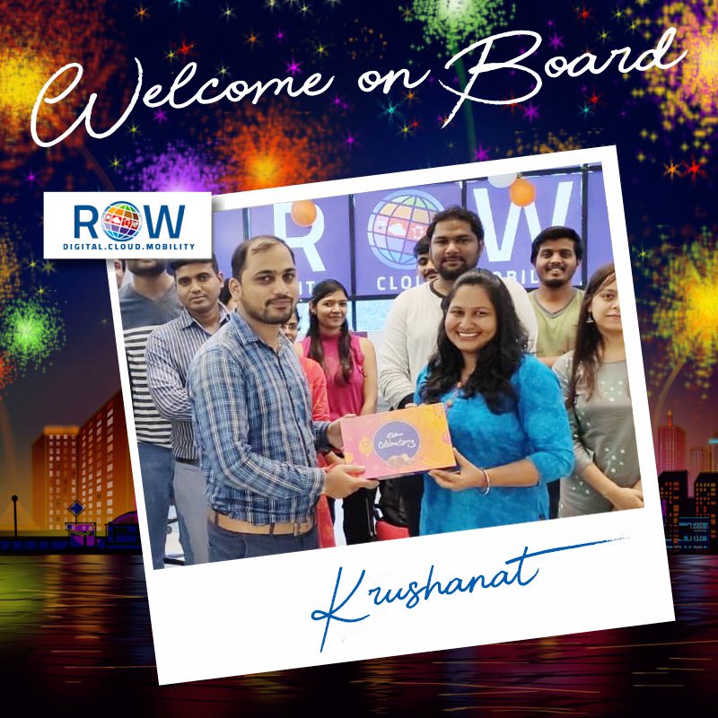 ReturnOnWeb1's tweet photo. We welcome Krushant Jadhav, Kiran Mundhe & Harshal Gawale to ROW Family.
It is great to have you on our team
We wish you all the Best.
#Returnonweb #ROW #RowTeam #Motivation #Teambuilding #TuesdayMotivation https://t.co/InjNgskpmd