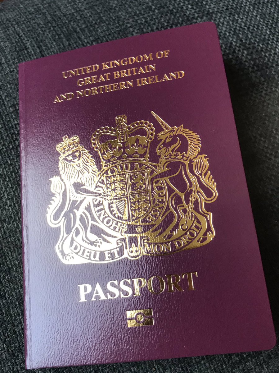 I knew it would be one of these, but I was still sad when my 6 week old’s first passport arrived today #RevokeArticle50
