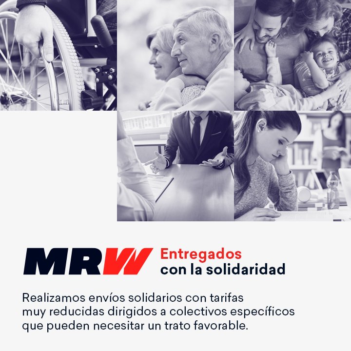 ¿Sabías que MRW realiza envíos #solidarios desde 1993?
Estos #envíos están subvencionados por la marca y van dirigidos a colectivos que pueden requerir una atención especial.
mrw.es/responsabilida…
