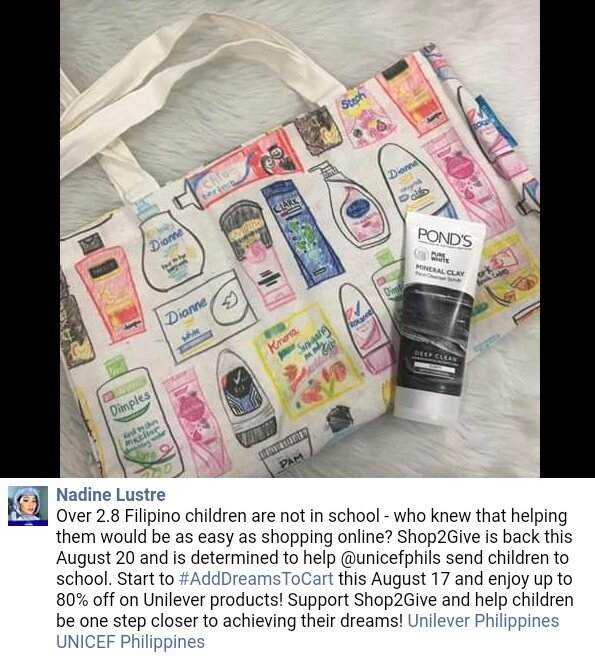 blastcrystal's tweet photo. Anong Ganap :)

Let's support Shop2Give Lazaddicts!

This AUG 20 (TUES), #AddDreamstoCart and purchase Unilever products and help Filipino kids to study again.

Click https://t.co/2IGbakM4JQ to know more! #LazadaPH 

@NaddictsOfc

Nadine Lustre | JaDine
#IpagpatuloyAngPagINDAK https://t.co/T2ihkyBmNE